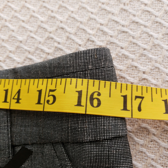 NEW Express Design Editor Blk/Wht Career Trousers - Picture 8 of 8